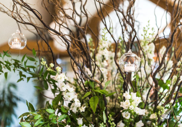 flowers and decorations at La Mare Wine Estate