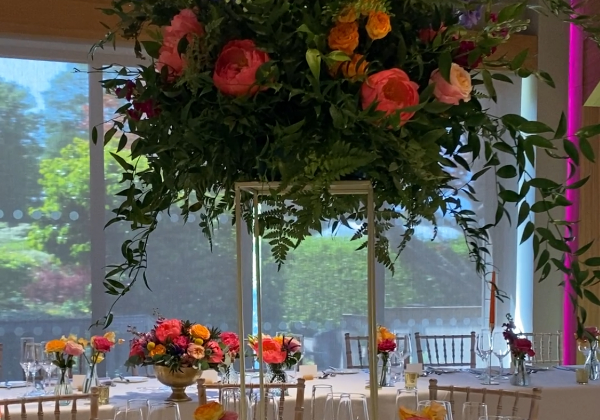 wedding reception venue the winery flower arrangement