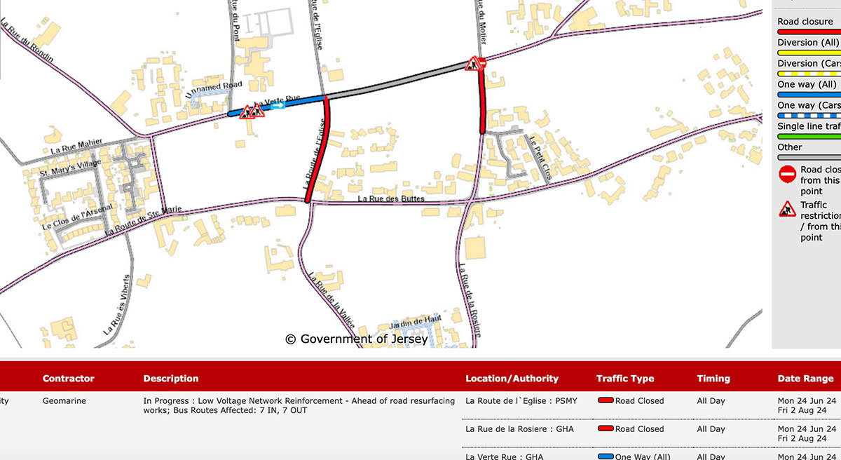 La Mare Wine Estate Roadworks